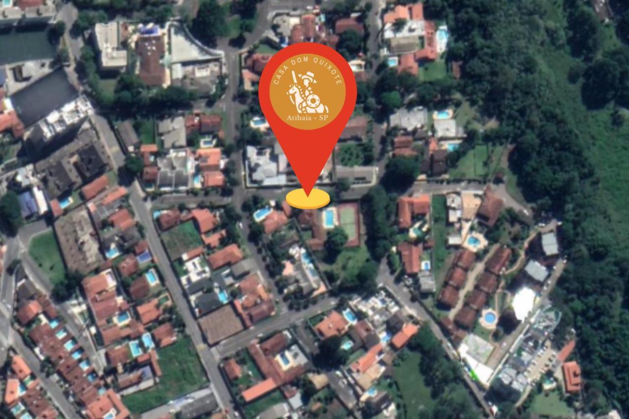 Villa Casa Dom Quixote, Pequena Chacara No Centro Da Cidade Atibaia Exterior foto