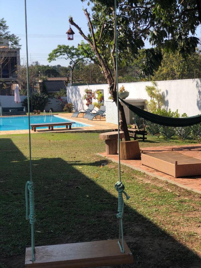 Villa Casa Dom Quixote, Pequena Chacara No Centro Da Cidade Atibaia Exterior foto